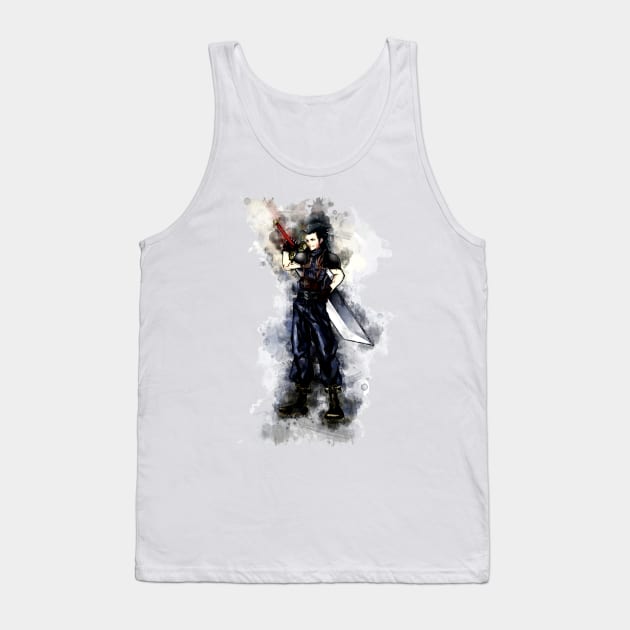 Zack - Crisis Core Final Fantasy VII Tank Top by Stylizing4You